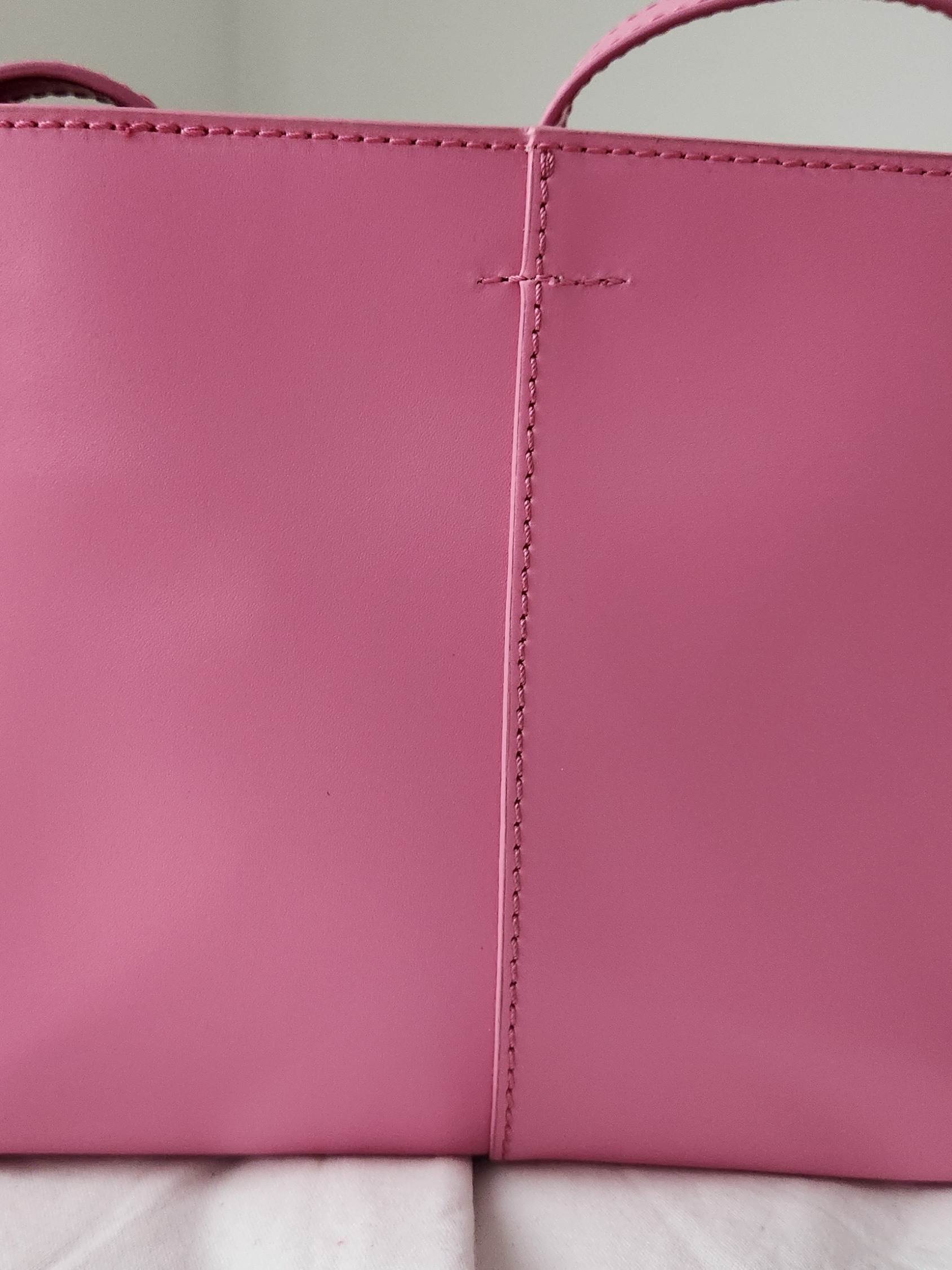 & Other Stories Pink Leather Crossbody Box Bag — image 5 of 8